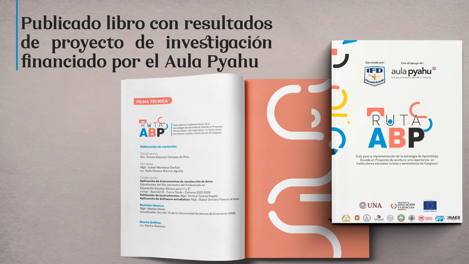 Publicado libro con resultados de proyecto de investigación financiado por el Aula Pyahu