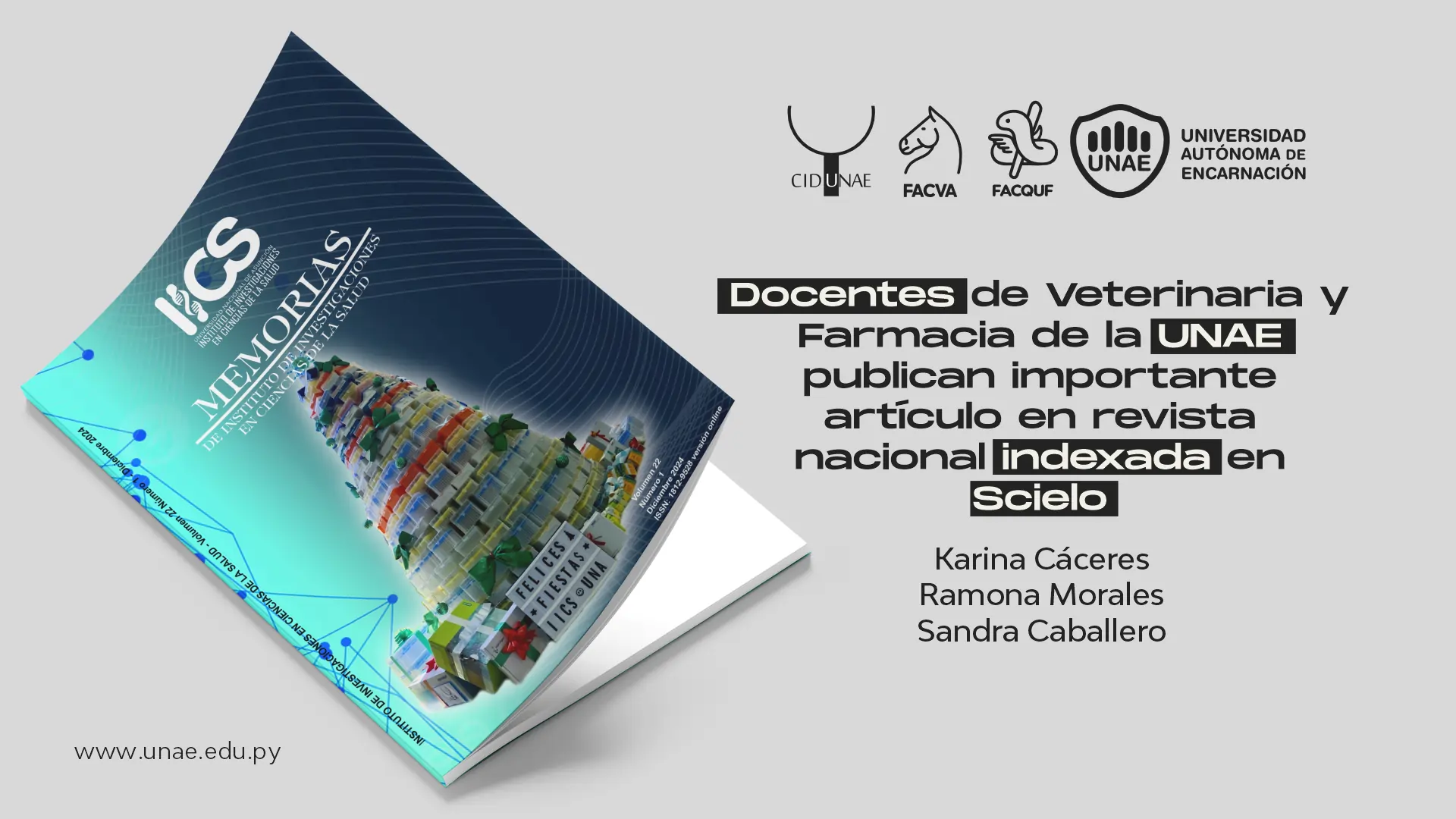 Docentes de Veterinaria y Farmacia de la UNAE publican importante artículo en revista nacional indexada en Scielo