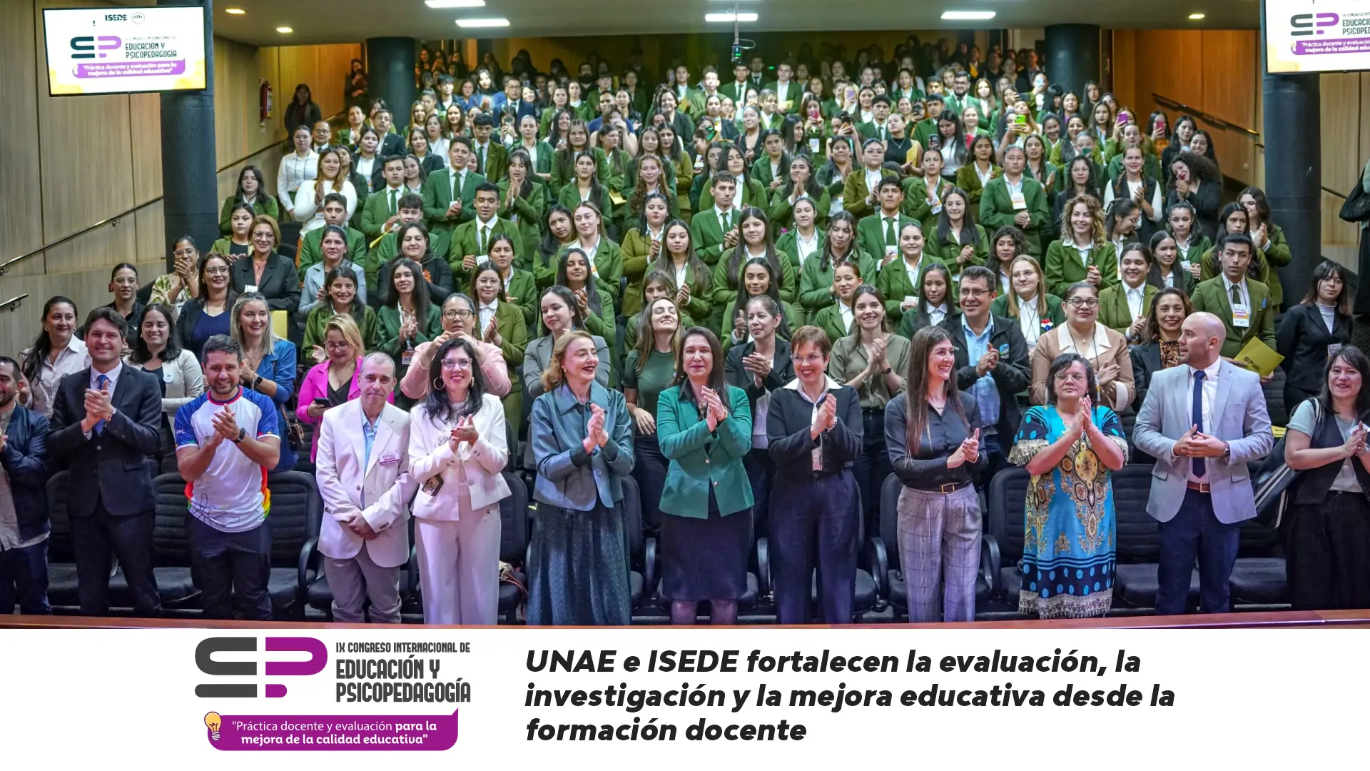 UNAE e ISEDE fortalecen la evaluación, la investigación y la mejora educativa desde la formación docente