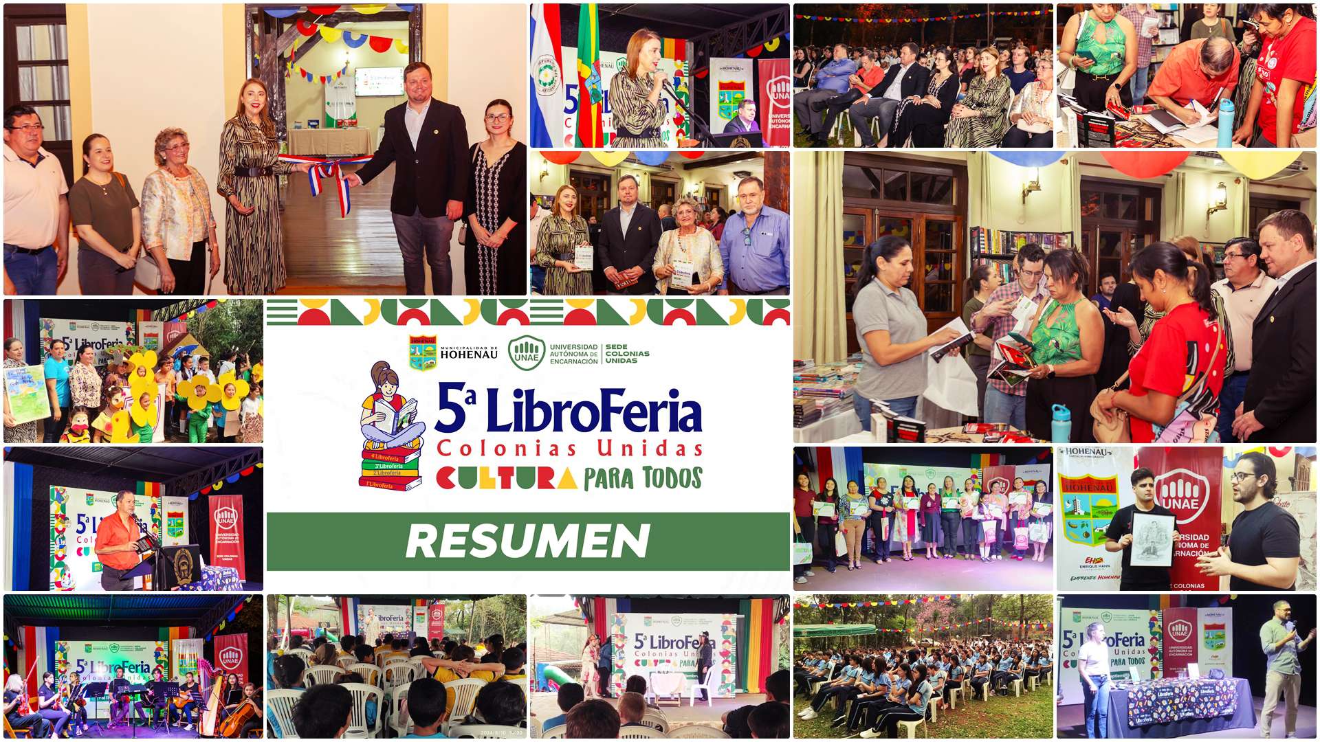 Cerró con éxito la 5ª edición de la Libroferia Colonias Unidas