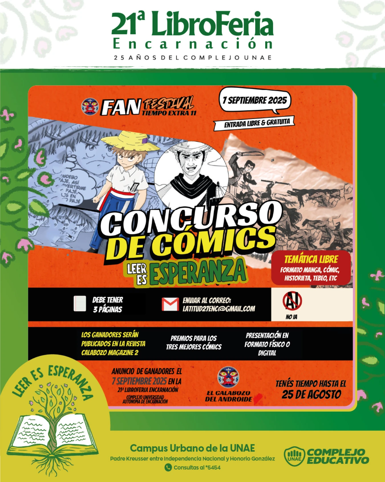 Concurso de Cómic Leer es Esperanza