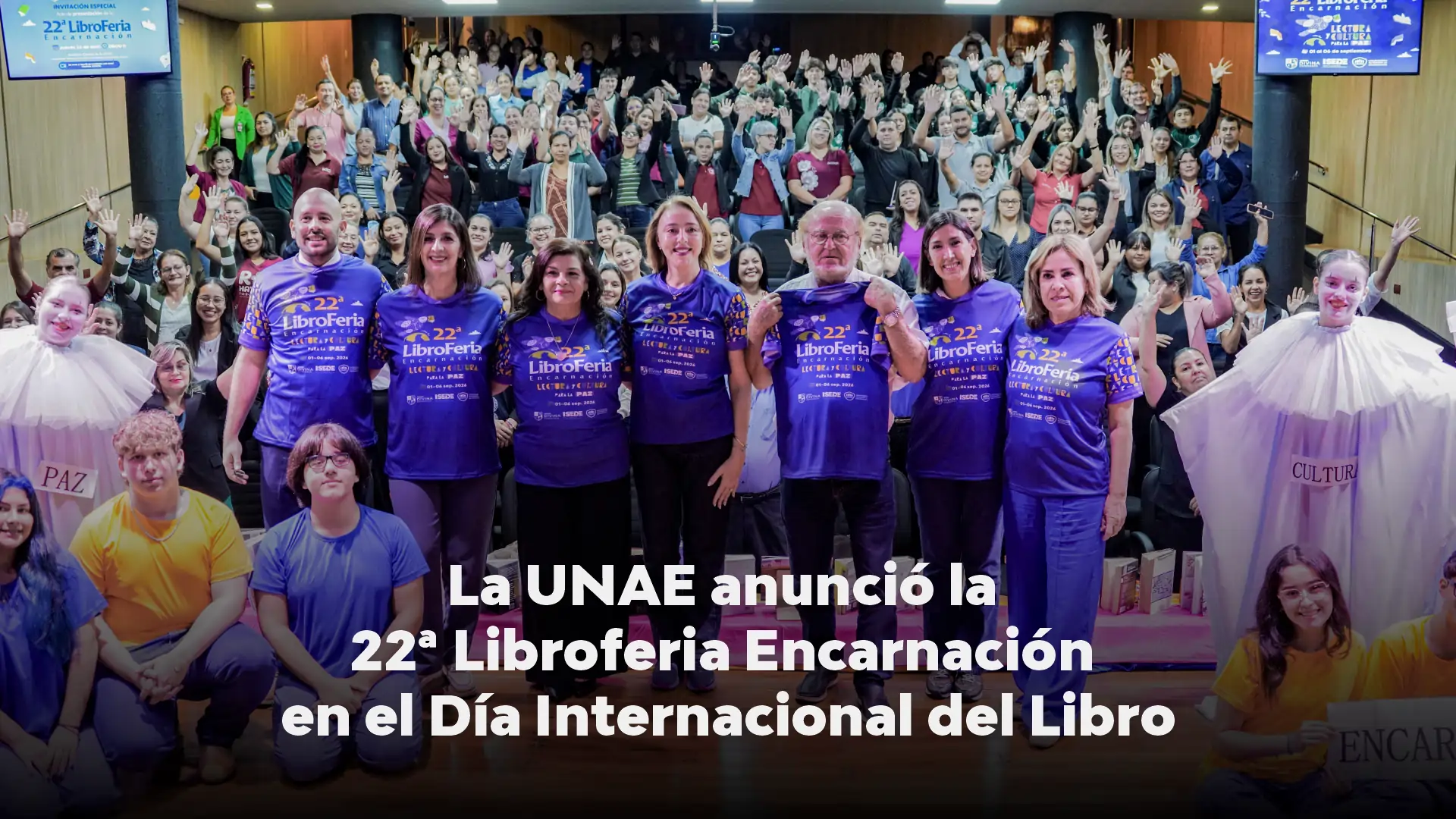 La UNAE anunció la 22ª Libroferia Encarnación  en el Día Internacional del Libro