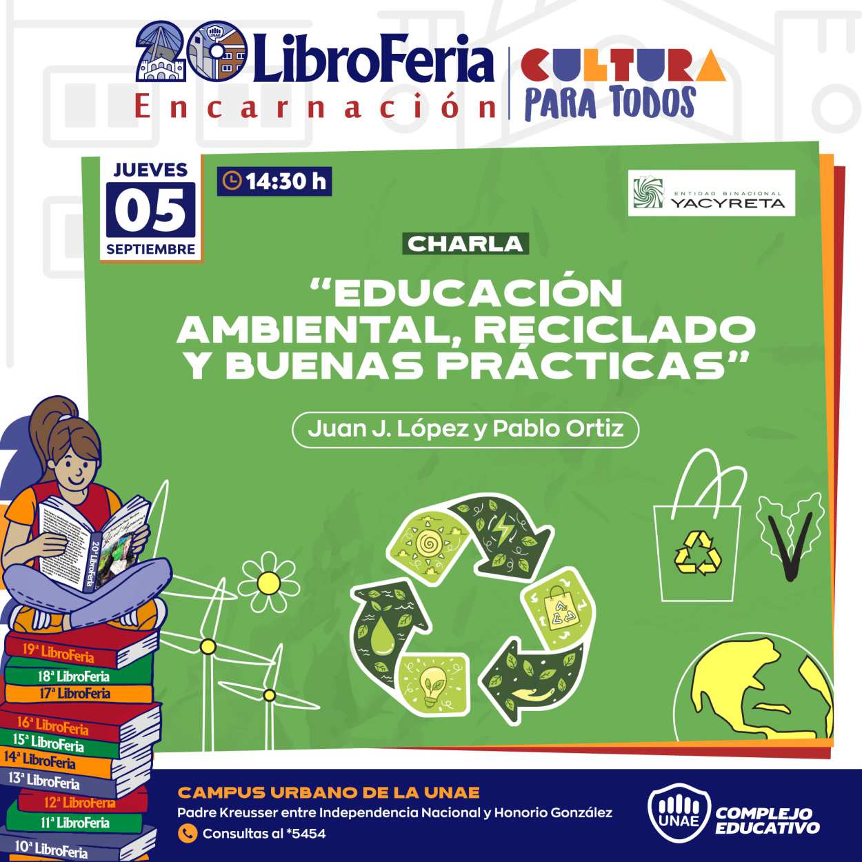 Educación ambiental, reciclado y buenas prácticas