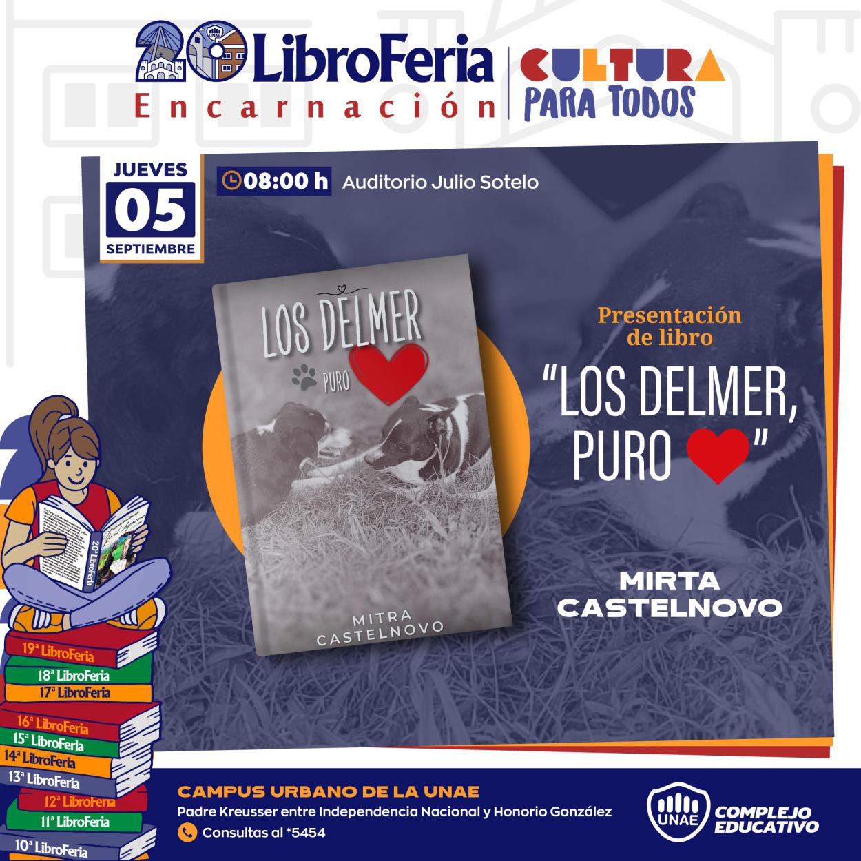 Presentación de libro Los delmer puro