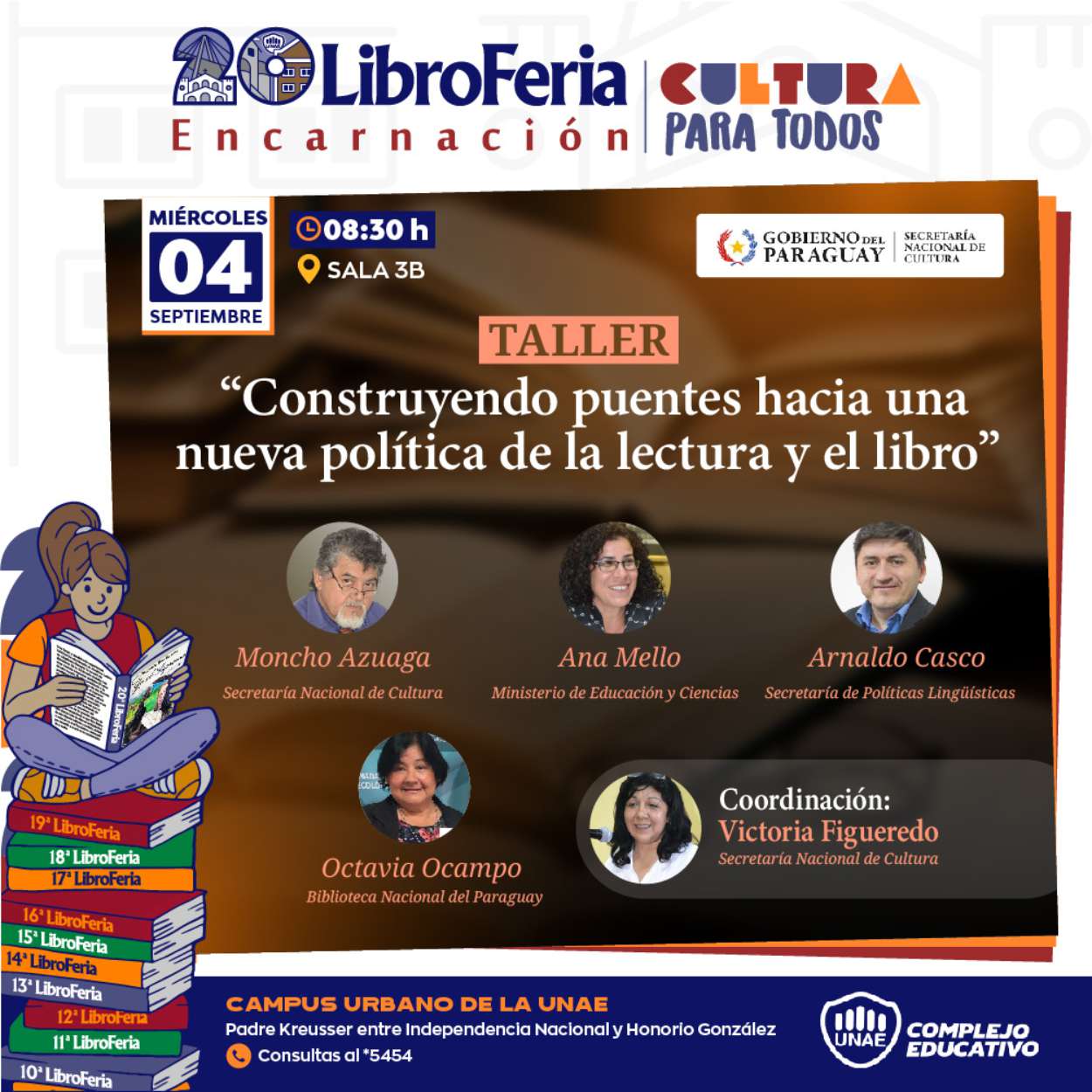 Taller Construyendo puentes hacia una nueva política de la lectura y el libro