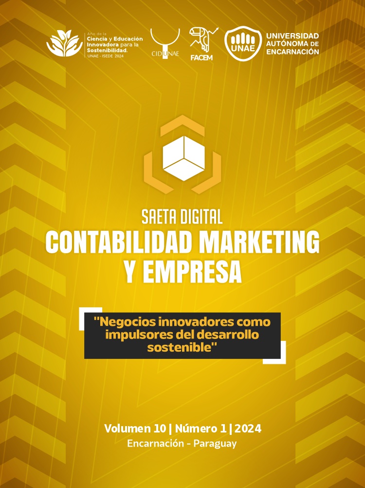 					Ver Vol. 10 Núm. 1 (2024): Contabilidad, Marketing y Empresa
				