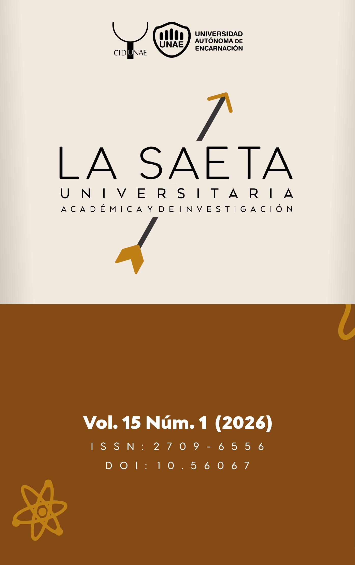 					Ver Vol. 15 Núm. 1 (2026): Saeta Universitaria Académica y de Investigación
				