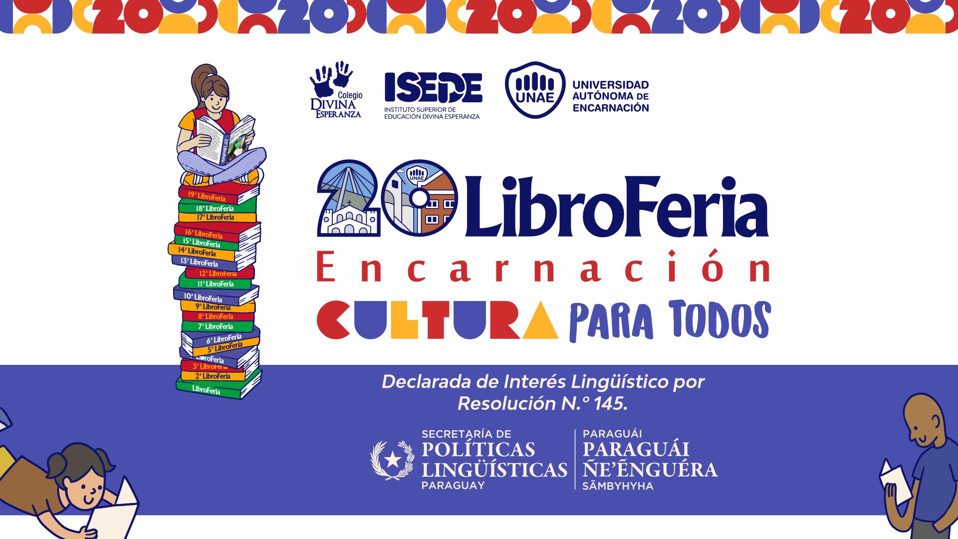 La 20ª Libroferia Encarnación “Cultura para todos” es declarada de Interés Lingüistico por la Secretaría de Políticas Lingüisticas