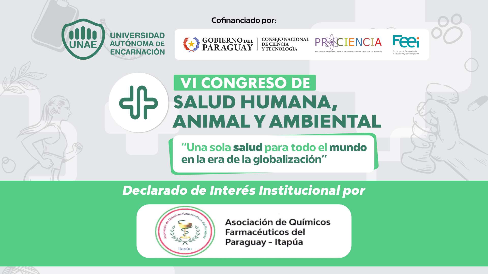 AQUIMFARP declara de interés institucional y académico el VI Congreso de Salud Humana, Animal y Ambiental