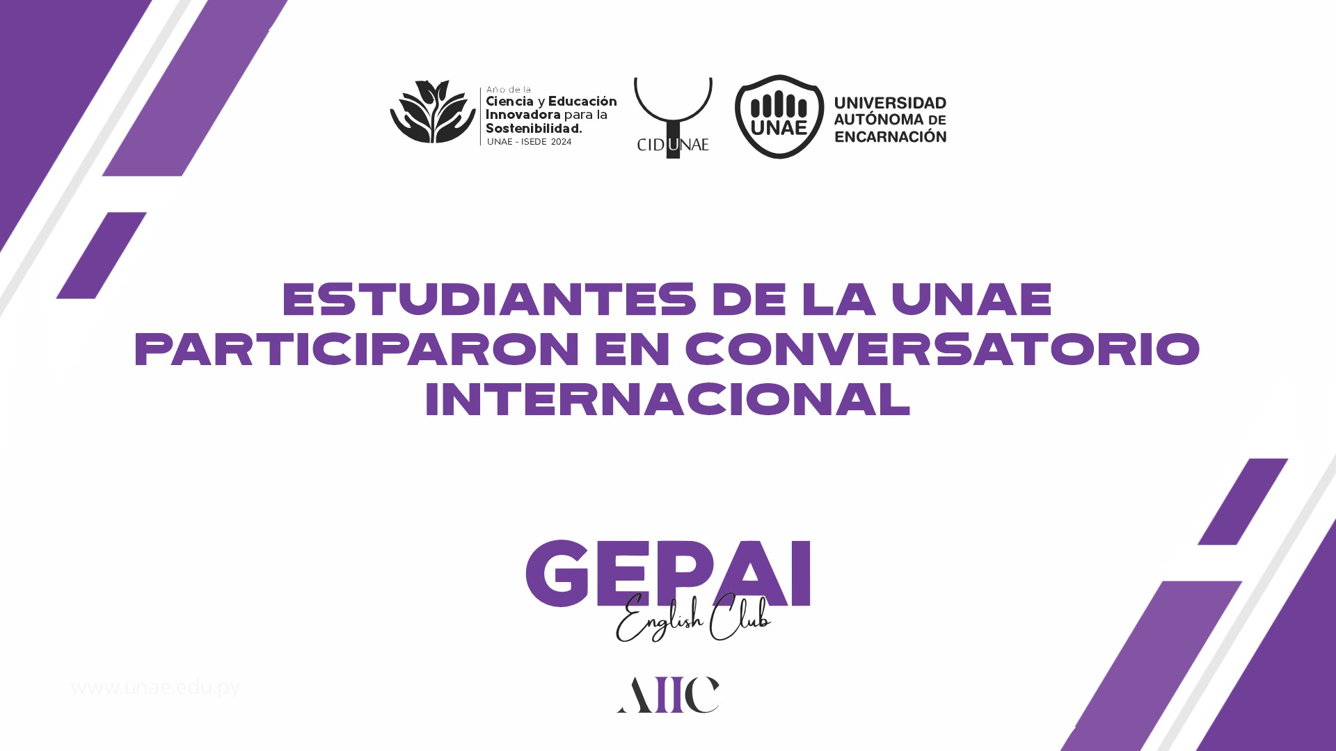 Estudiantes de la UNAE participaron en conversatorio internacional