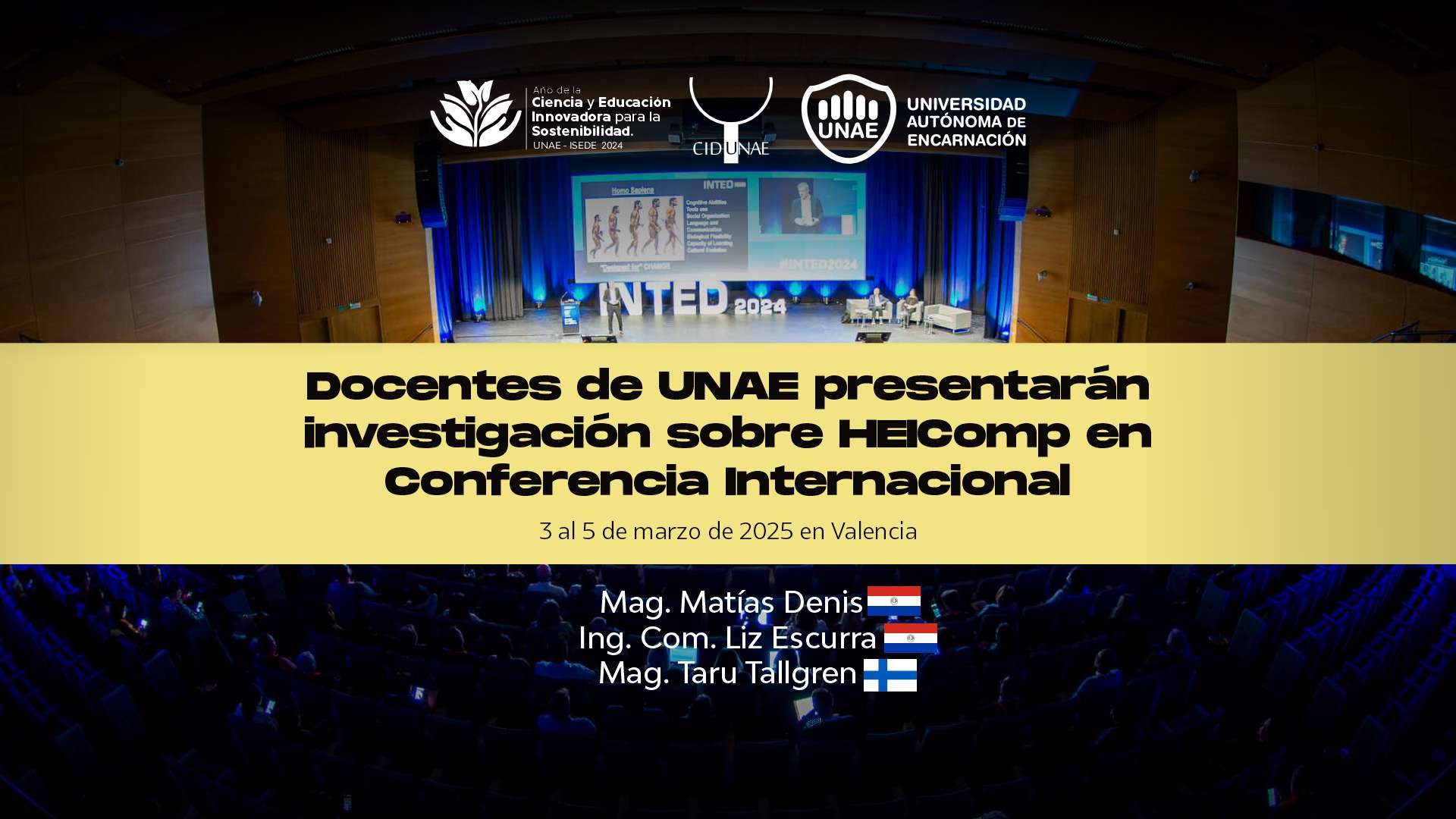 Docentes de UNAE presentarán investigación sobre HEIComp en Conferencia Internacional