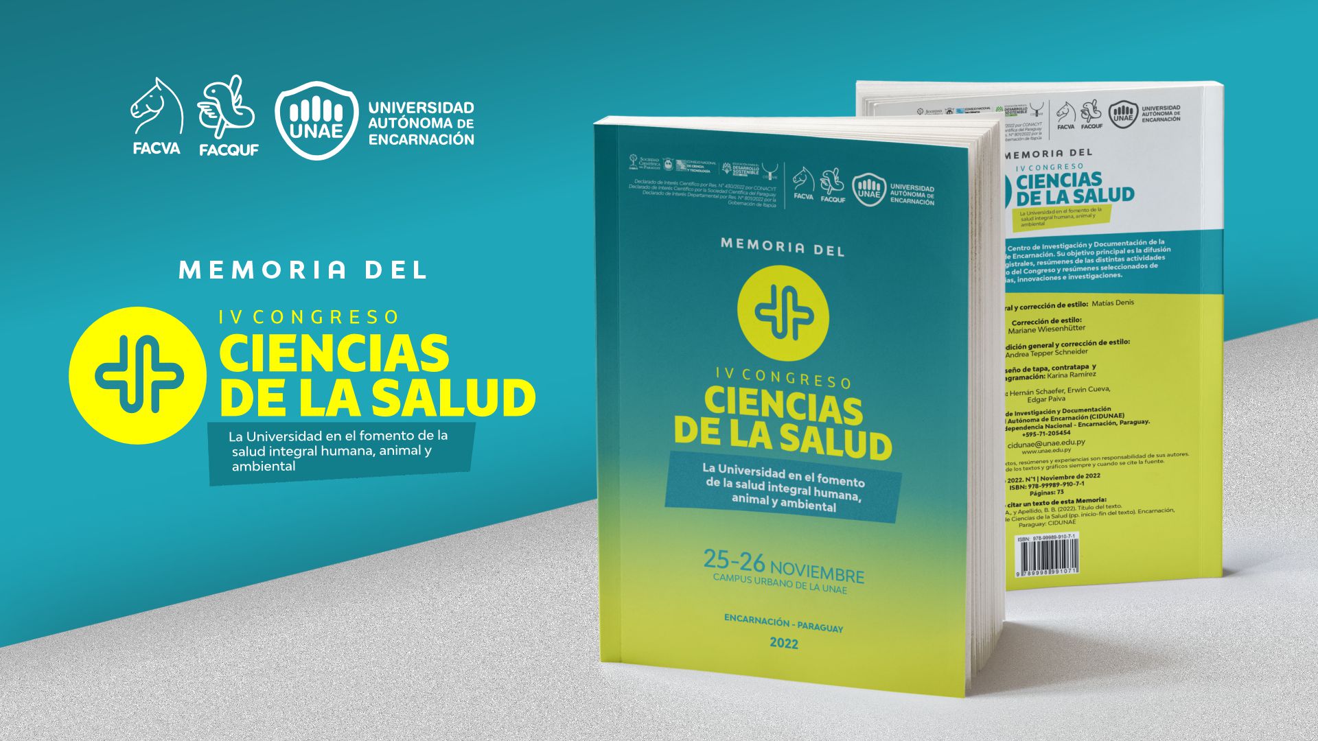 UNAE publica la Memoria Digital del IV Congreso de Ciencias de la Salud