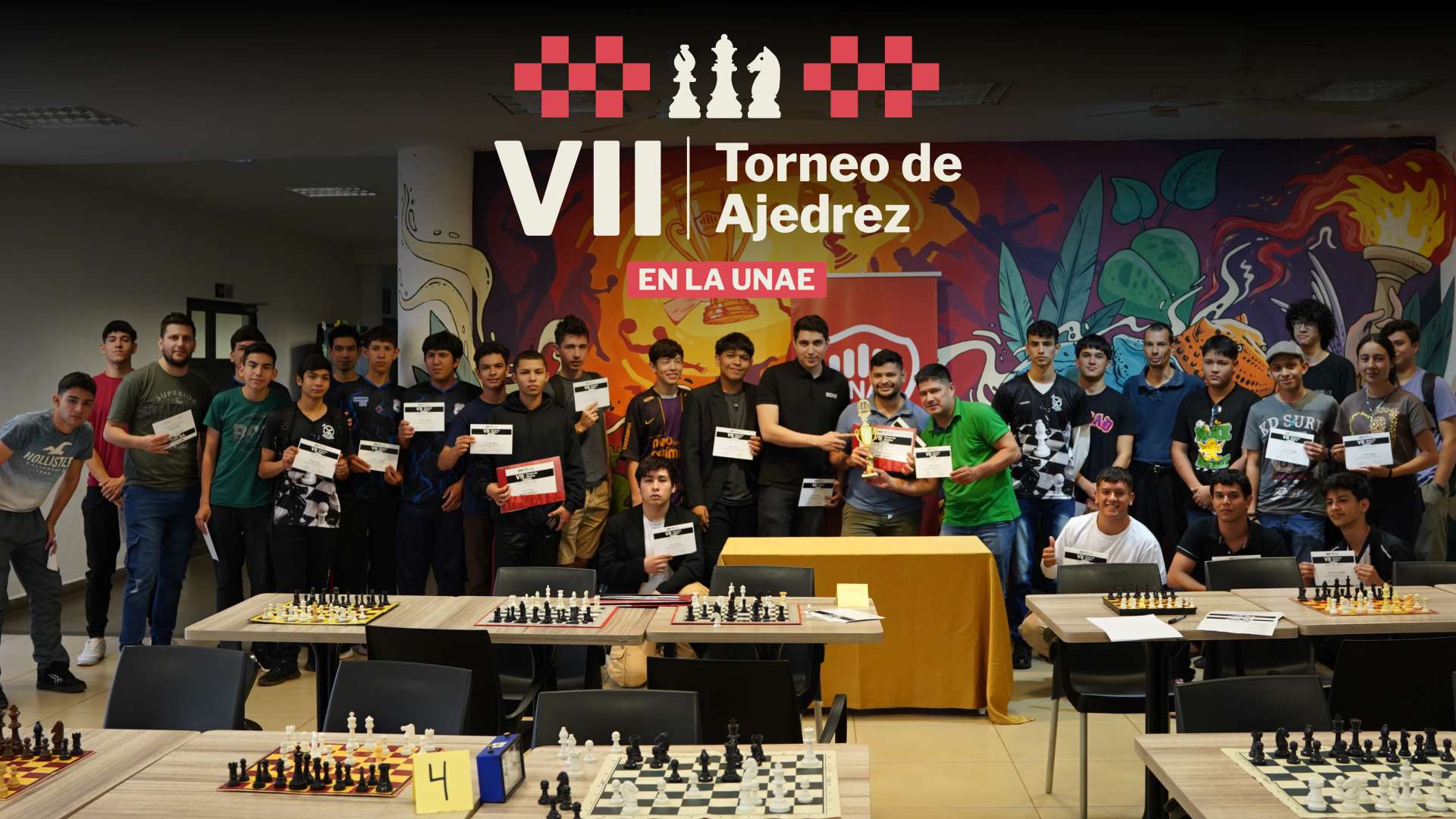 El Club de Ajedrez de la UNAE finalizó las actividades del año con el VII Torneo de Ajedrez