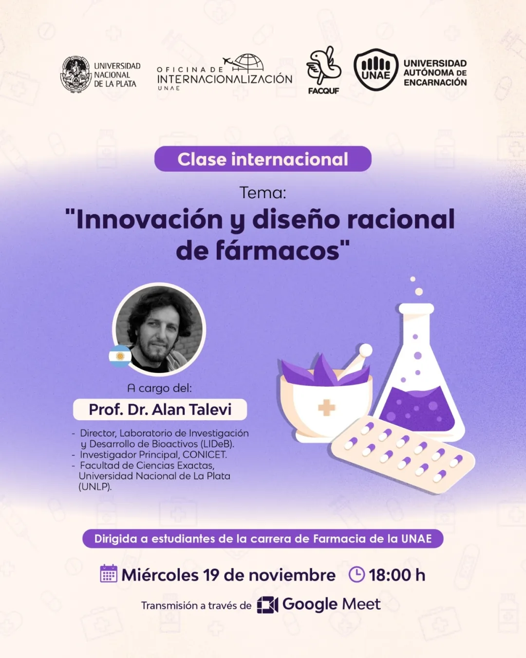 Clase internacional Innovación y diseño racional de fármacos