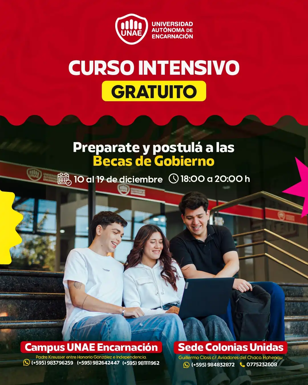 Curso intensivo gratuito de la UNAE