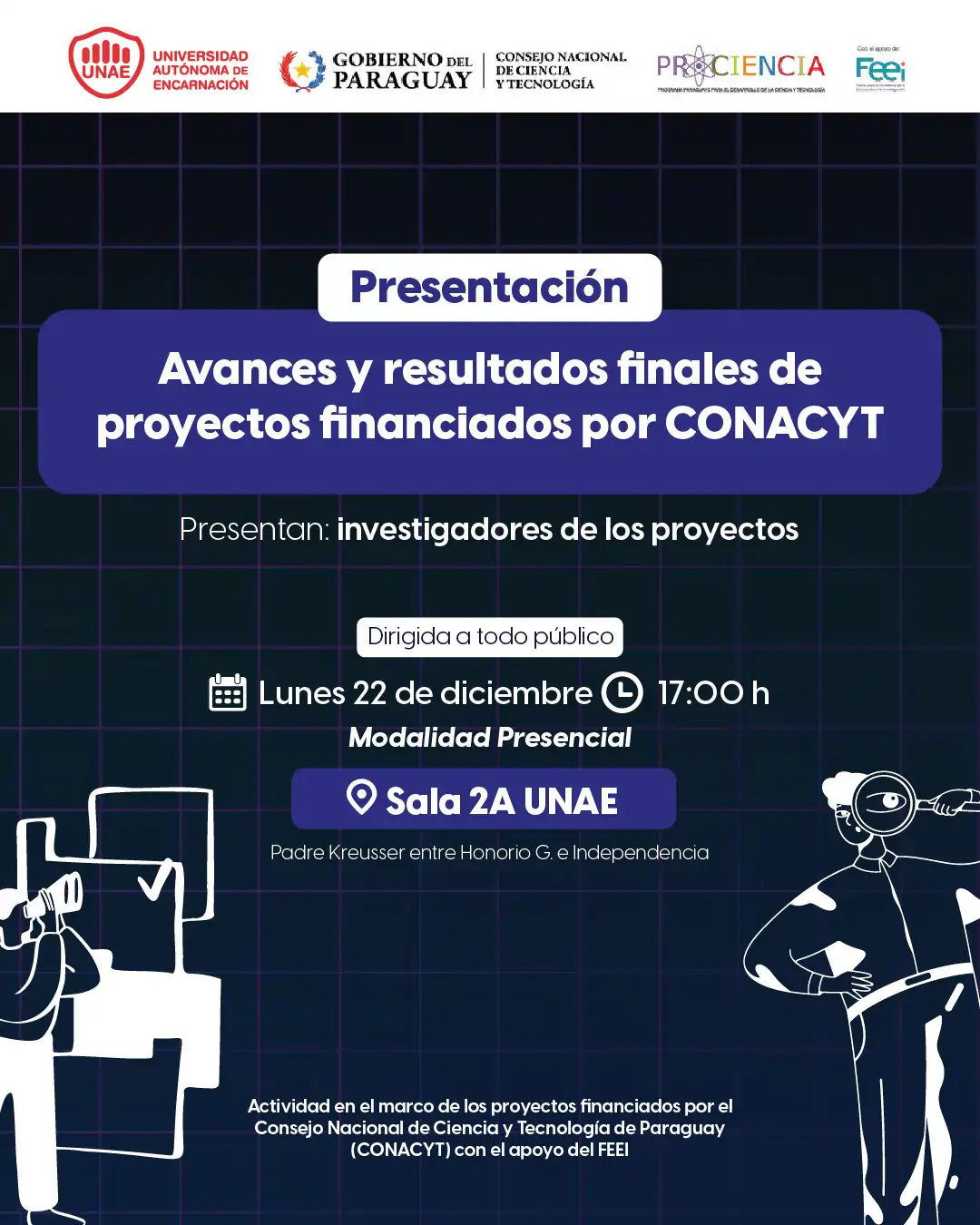 Presentación de los avances y resultados finales de proyectos financiados por CONACYT.