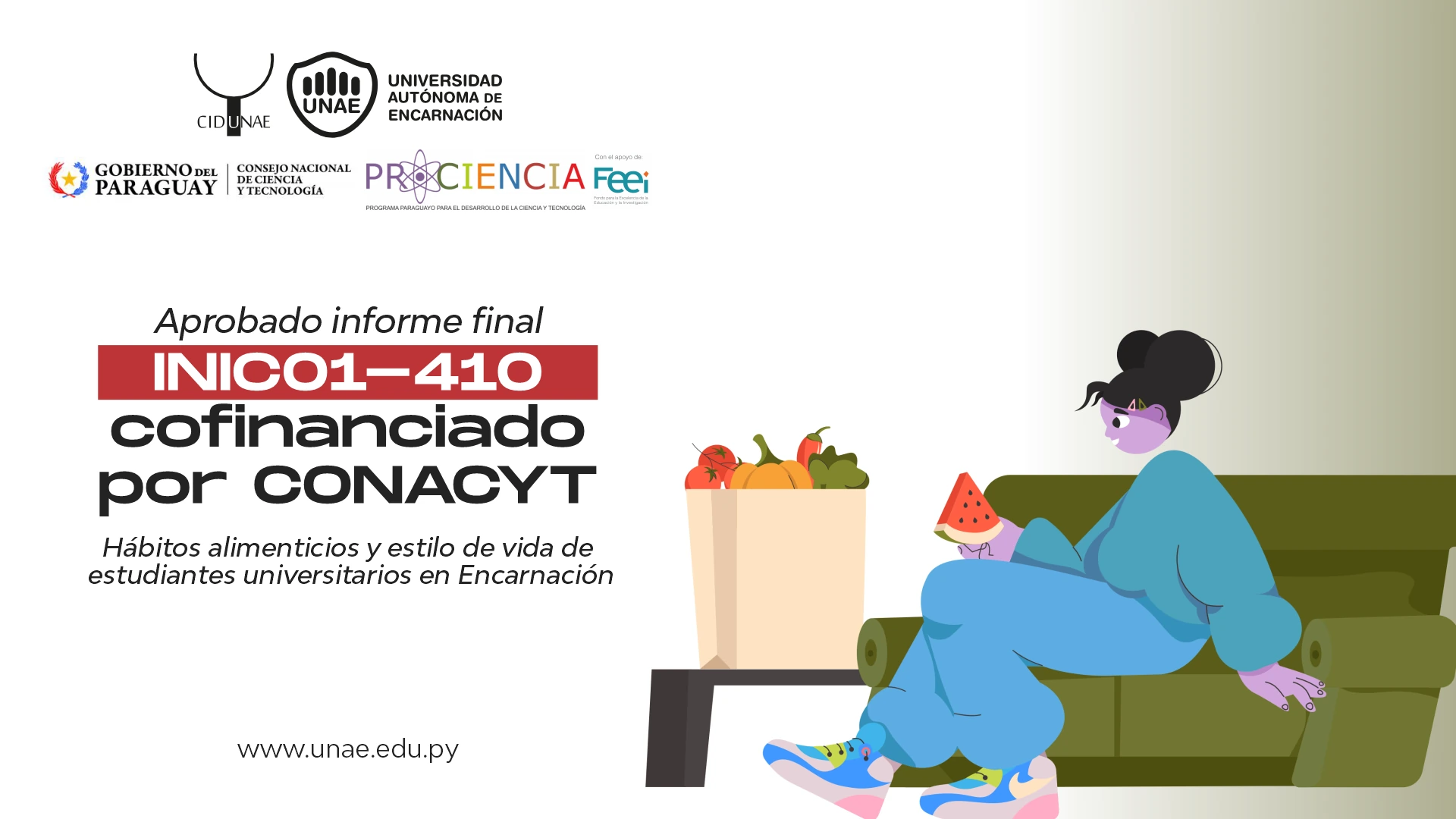 Aprobado Informe final del proyecto INIC01-410