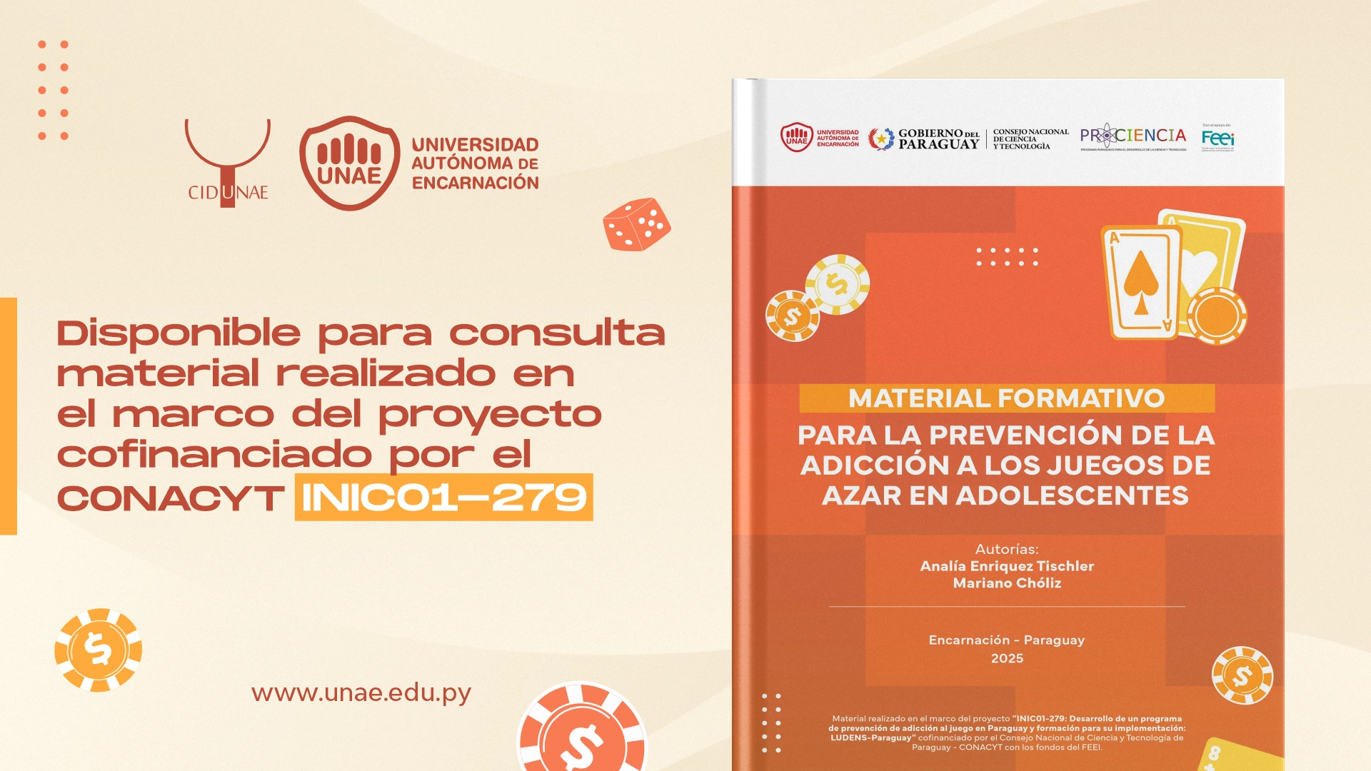 Disponible para consulta material formativo resultante del proyecto cofinanciado por CONACYT INIC01-279 