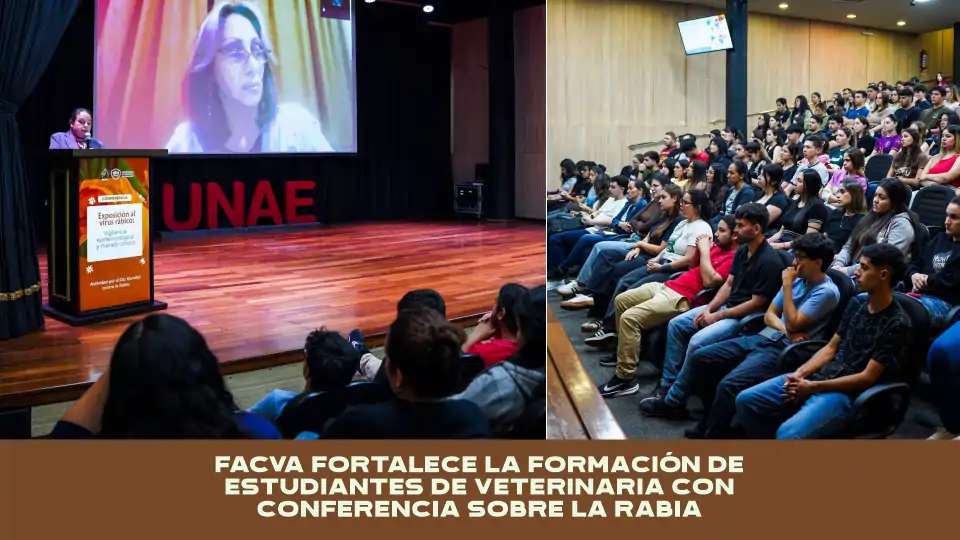 FACVA fortalece la formación de estudiantes de Veterinaria con conferencia sobre la rabia