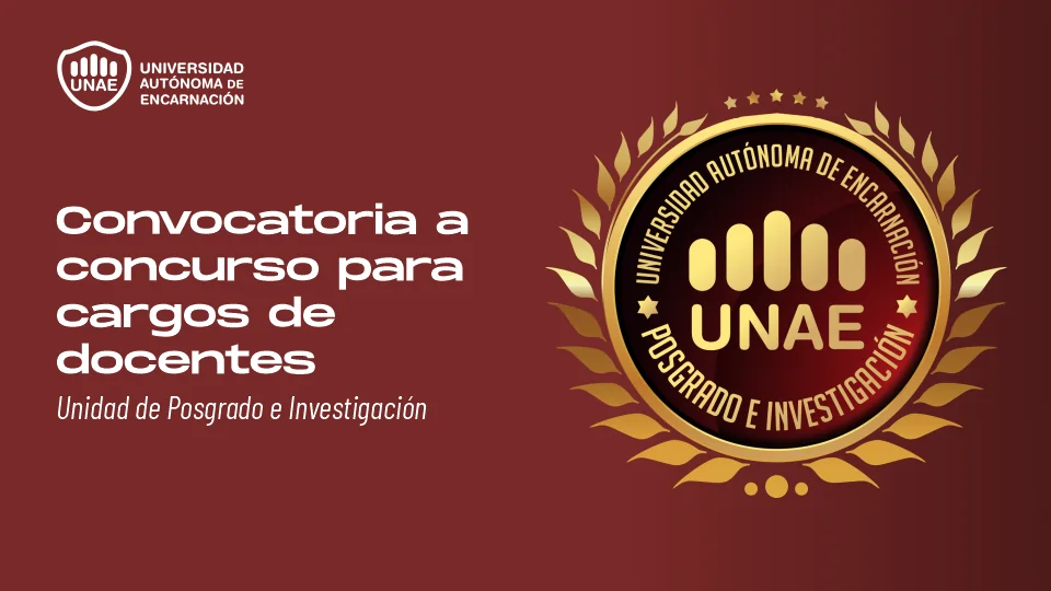 Convocatoria a concurso para cargos de docentes de la Unidad de Posgrado e Investigación 2026