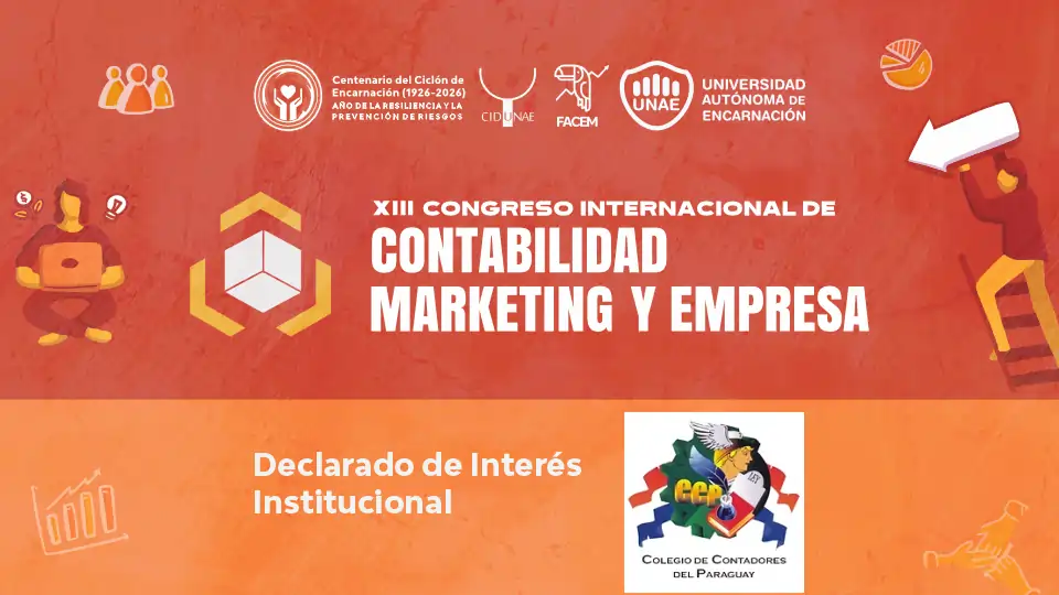 El Colegio de Contadores del Paraguay ha declarado de interés institucional el XIII Congreso Internacional de Contabilidad, Marketing y Empresa