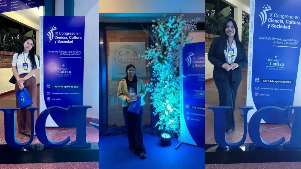 Recientes egresadas de Psicopedagogía de la UNAE presentaron los resultados de su TFG en el IX Congreso en Ciencia, Cultura y Sociedad