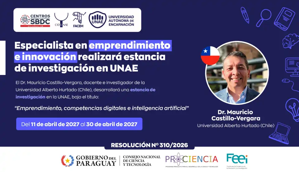 Especialista en emprendimiento e innovación realizará estancia de investigación en UNAE