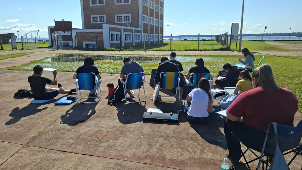 Estudiantes de Arquitectura realizaron práctica de representación en el Molino San José
