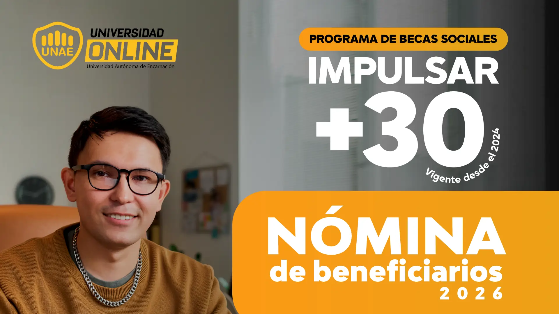 Más de 80 personas de todo el país se suman a los beneficiados con las becas Impulsar +30 de la UNAE