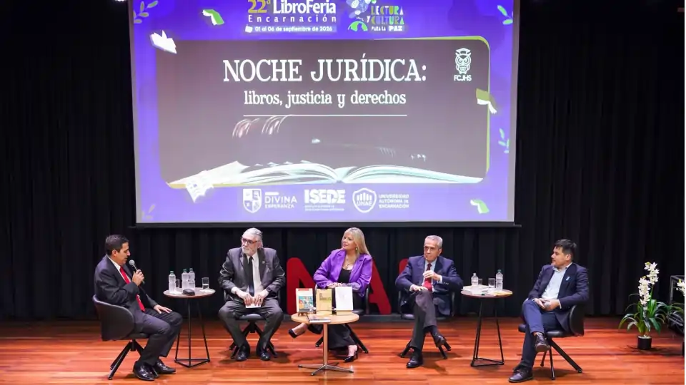 Derecho UNAE fortaleció la promoción de la lectura jurídica y la vinculación profesional en la Noche Jurídica