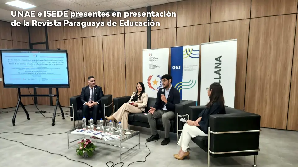 UNAE e ISEDE presentes en presentación de la Revista Paraguaya de Educación